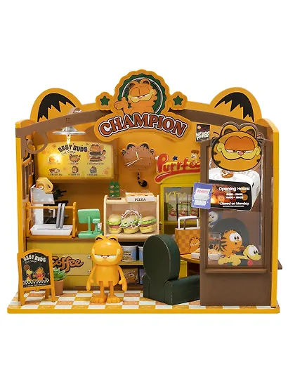 Диорама сборная с фигуркой Garfield Café 6973817323010 (PURM1) - фото 1
