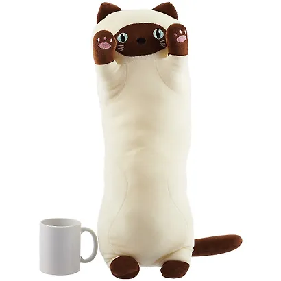 Мягкая игрушка "Сиамский кот-подушка", 70 см - фото 4