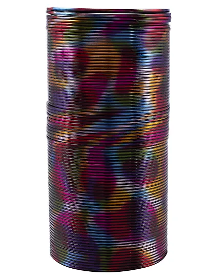 Головоломка Пружинка узор металлик (d.7,5см) (15см) (коробка) (12-01976-A215-8) - фото 6