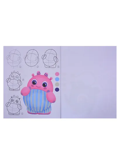 УЧИМСЯ РИСОВАТЬ. ШАГ ЗА ШАГОМ. МОНСТРИКИ - фото 2