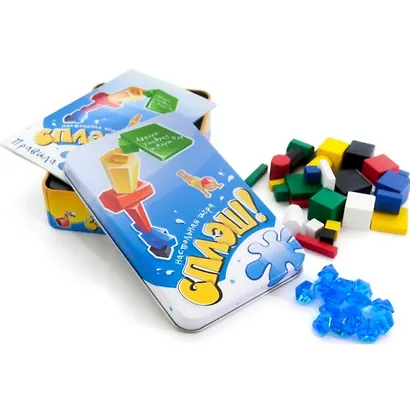 Настольная игра, Стиль Жизни, Сплэш (SPLASH), 30 деревянных блоков, 14 кристаллов для подсчета очков,инструкция - фото 3