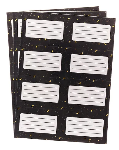 Наклейки для тетрадей 24 штуки "Созвездия" - фото 2