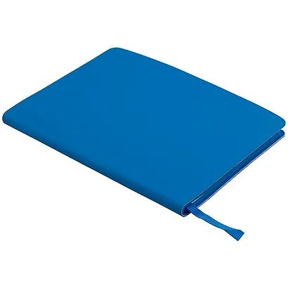 Записная книжка А6 80л "Soft Touch. Космический синий" иск.кожа, инт.обл., лин., тчк., нелин., ляссе, инд.уп. - фото 2
