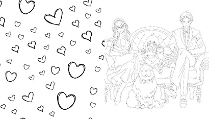 Семья шпиона. Раскраска - фото 6