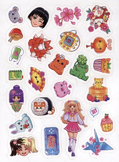 100 НАКЛЕЕК. МИР АНИМЕ - фото 4