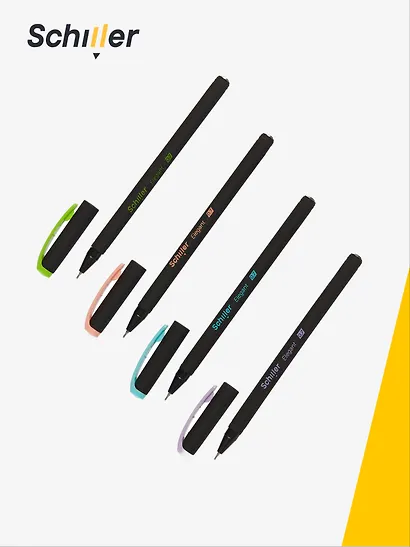 Ручка шариковая Schiller, Elegant, синяя 0,7 мм, в ассортименте - фото 3