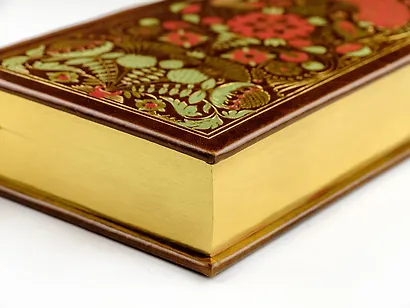 Большая книга семейной мудрости. Книга в коллекционном кожаном переплете с цветным тиснением и золоченым обрезом, в футляре - фото 4