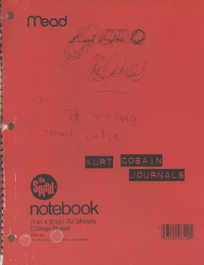 Kurt Cobain Journals - фото 1