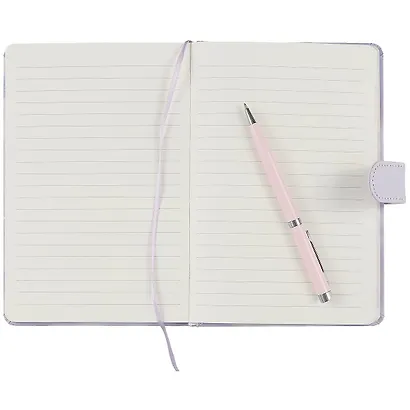 Блокнот с магнитной застежкой Девочка и Кит Dream little whale (224стр) (13х19) - фото 3