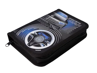 Пенал 1 отделение "Exclusive car" 20*14, ткань/картон - фото 3