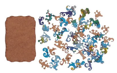 Пазл фигурный "Карта Мира" - фото 4