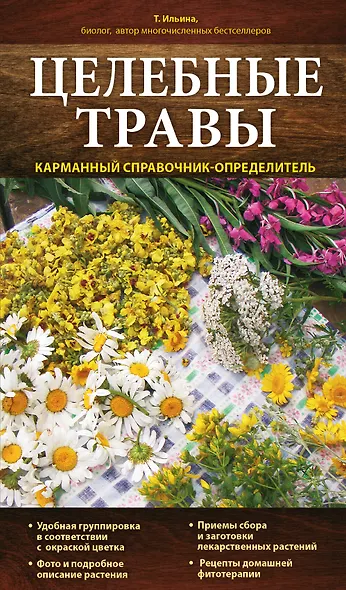 Целебные травы. Карманный справочник-определитель - фото 1
