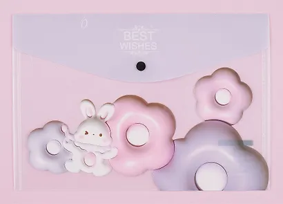 Папка-конверт А4 на кнопке "Cute animals" - фото 5