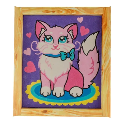 Набор для творчества LORI Фреска. Картина из песка Верный друг - фото 3