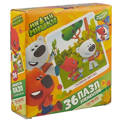 Пазл Оригами "МиМиМишки" 36эл., поле (210х210) 03511 - фото 2