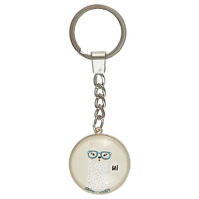 Брелок Лама (стекло) (12-06737-YT001) - фото 1