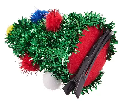 Заколка новогодняя Ёлочка (текстиль) (12-6142-HNY18) - фото 5