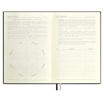 Ежедневник недат. А5 160л "Тиволи" черный, иск.кожа, мягкий переплет, блинт.тиснение,тисн.фольгой, офсет, ляссе - фото 7