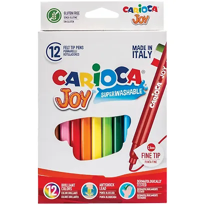 Фломастеры Carioca, Joy, 12 цветов - фото 2