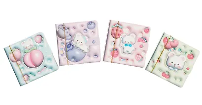 Записная книжка А7 96л "Berry animal 3D" мел.картон, ассорти - фото 2