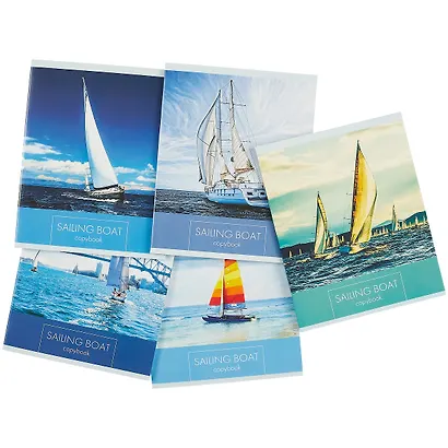 Тетрадь в клетку Listoff, "Парусники", 48 листов, в ассортименте - фото 7