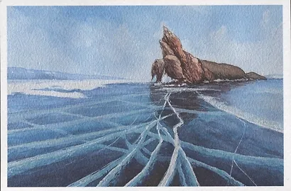 Открытка "Озеро Байкал" - фото 1