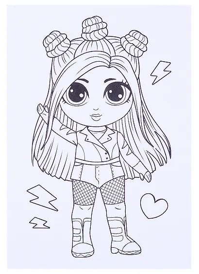 Набор раскрасок "WOW Girls" (комплект из 6 книг) - фото 11