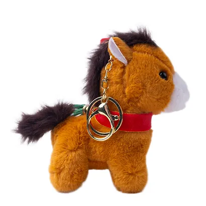 Брелок Символ года Лошадка в шапке (текстиль) (12см) (14-1253-202505-T34) - фото 4