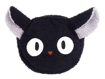 Сумочка на молнии кросс-боди Глазастик (черная) (плюш) (17х17) - фото 2