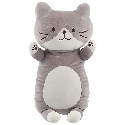 Мягкая игрушка «Кот серый на спине», 45-50 см - фото 3