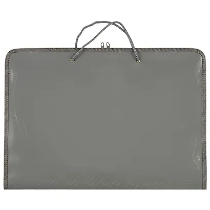 Папка на молнии, серая, А3 - фото 1