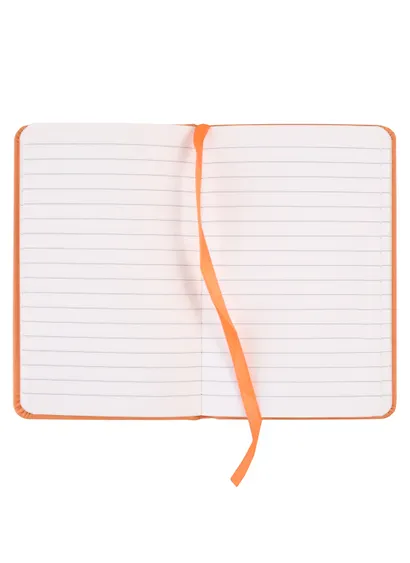 Записная книжка А6 96л лин. "Joy Book. Тициановый" иск.кожа, тонир.блок, скругл.углы, ляссе, резинка, карман на задн.форзаце - фото 4