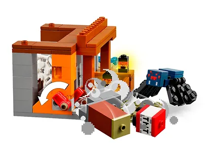 LEGO Minecraft: Экспедиция на рудник Броненосец, 247 деталей (21269) - фото 6