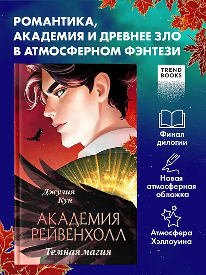 Академия Рейвенхолл. Темная магия (рис. обложка) - фото 4