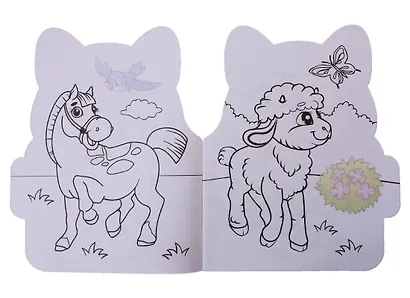 Котенок. Раскраска с наклейками! - фото 2