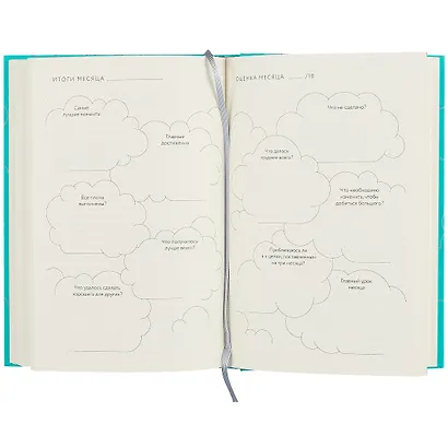 Visual planner: Цели. Мечты. Достижения.  Позитивный ежедневник от @lulyaka.blog (морская волна) - фото 4