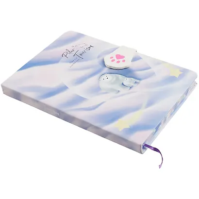 Блокнот с застежкой-лапкой "Белый медведь. Stars Arctic", 256 страниц, 13 х 19 см - фото 2