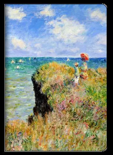 Блокнот Доминанта Monet 32л. (10*14см) клетка, на скрепке  C 056 - фото 1