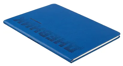Дневник шк. "СИНИЙ" пастел.кожзам, поролон, тиснение - фото 2