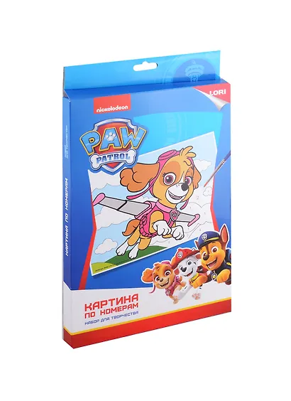 Набор для творчества LORI. Картина по номерам Щенячий патруль "Скай" - фото 1