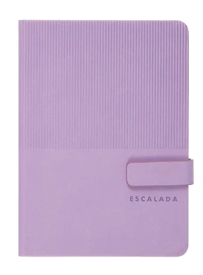 Ежедневник недат. А6+ 120л "Виннер" сиреневый, кожзам, тв.переплет, блинтовое тиснение, магнит.клапан, офсет, ляссе - фото 1