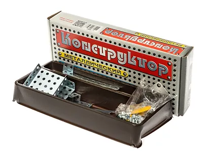 Конструктор металлический  N5 (для уроков труда), 68 элементов - фото 3