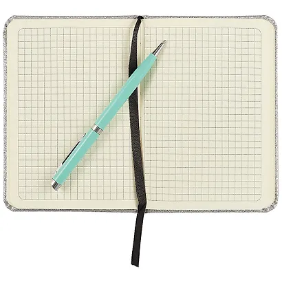 Записная книжка «Glitter», светло-серая, 80 листов, А6 - фото 3