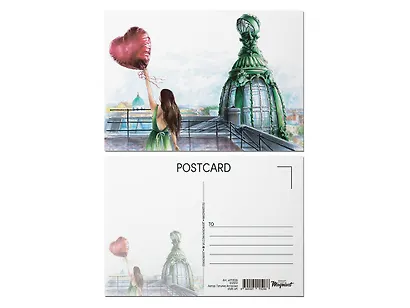 Почтовая открытка "На крыше Дома книги" - фото 1