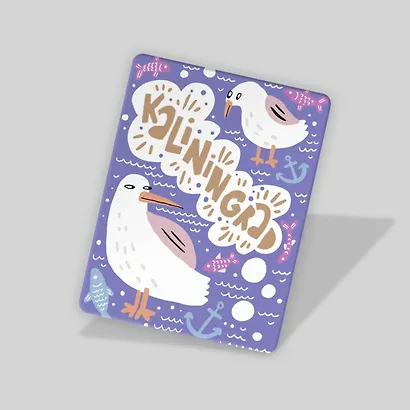 Магнит Калининградские чайки (МVS-01381) - фото 1