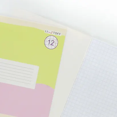 Тетрадь в крупную клетку Listoff, "Моя тетрадь (Универсальная плашка)", 12 листов, в ассортименте - фото 11