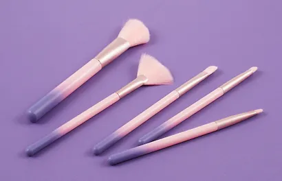 Набор кистей для макияжа Градиент (5 штук) (латунь), Lafilaf - фото 7