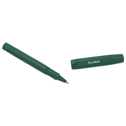 Подарочная ручка-роллер Kaweco Classic Sport 0,7мм, цвет чернил чёрный, зелёный корпус - фото 2