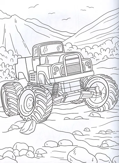 Роботы и машины: книжка-раскраска - фото 6