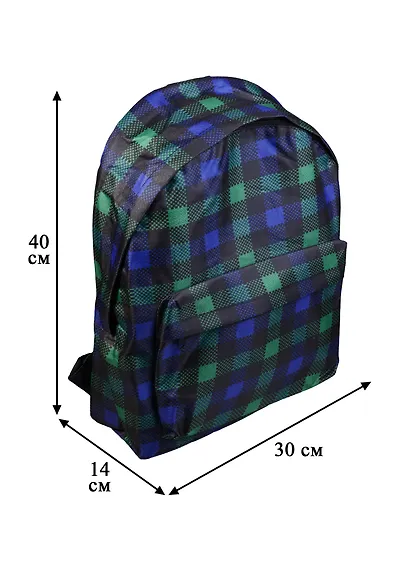 Рюкзак школьный "Клетка", 40*30*14 см - фото 3